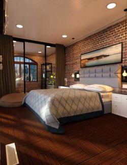 Industrial Style Bedroom