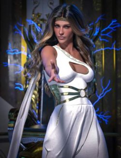 dForce Olympia Goddess Outfit for Genesis 9