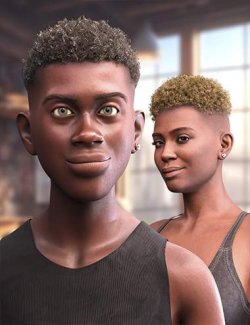 M3D Jamal Hair for Genesis 9