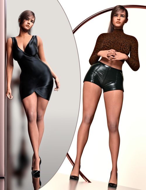 Z Curvy Confident Beauty Shape and Pose Mega Set for Genesis 9