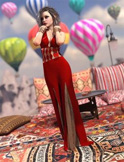 dForce Carmen Outfit for Genesis 9