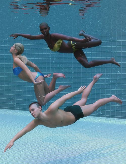 Stylish Pose Reference for Swimming Pool