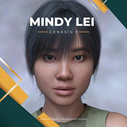 Mindy Lei Character Morph for Genesis 9
