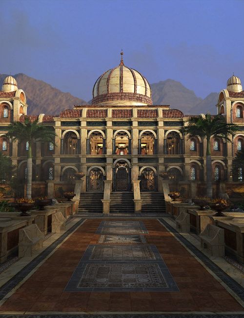 Click here to see preview images for "Borgia's Opulent Courtyard" Borgia's Opulent Courtyard
