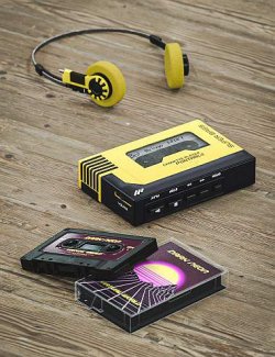 OR3D 90's Portable Tape Player