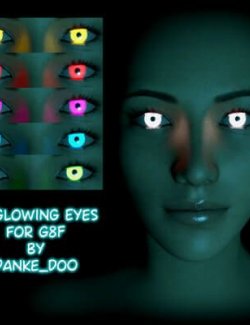 12 Glowing Eyes for GF8 DAZ3D