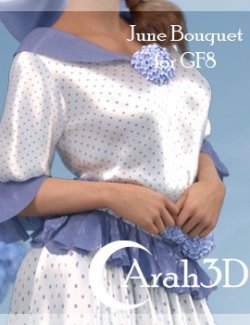 Arah3D June Bouquet D-force Outfit for GF8