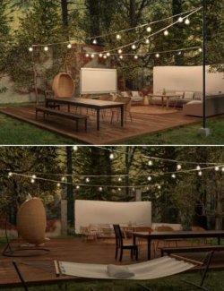 Simple Outdoor Patio Lounge