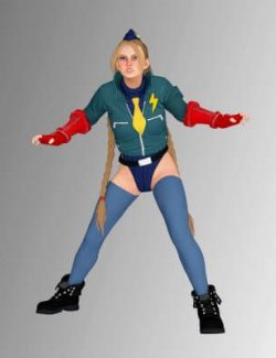 SFV- Cammy Doll Outfit for Genesis 8 Female