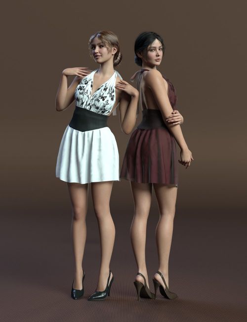 Daz Studio 3D dForce Futuristic Dress