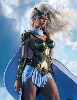 BW dForce Guardian Goddess Outfit for Genesis 9 Genesis 8 and Genesis 8.1 Female