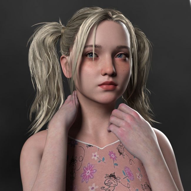 Luna Teen Morph +20 Poses For Genesis 9 | 3d Models For Daz Studio And ...