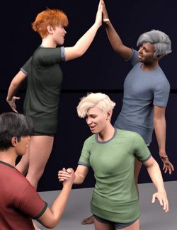 Handshake Body Poses for Genesis 9
