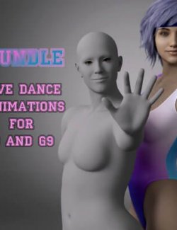 Bundle. Five Dance Animations for G8 and G9