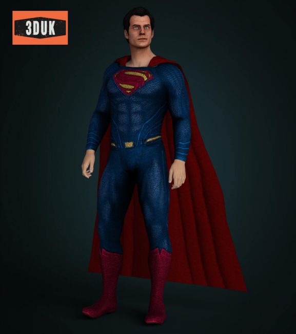 DCEU Superman For G8M | 3d Models for Daz Studio and Poser