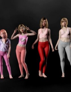 Irina 4 in One G8 and G8.1 Female Character Morphs