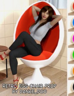 Retro Egg Chair Prop