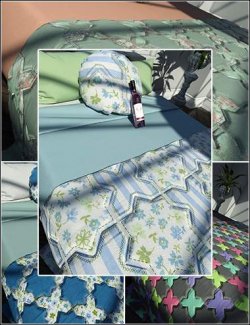 Patchwork Quilt Iray Shaders Vol 3