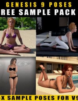 Set of 15 Pregnancy Poses for G9 - Daz Content by janey