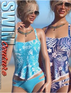 SWIM Couture Textures for Tie Dye Beachwear