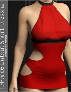 D-Force CutOut Short Dress for G8F and G8.1F