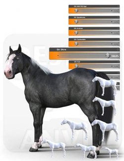 DA Ultimate Shape pack for Horse 3 - Breeds