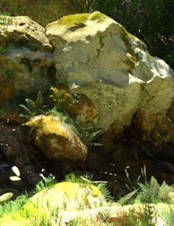 3D Scenery: Wild Stream