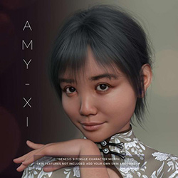 Amy Xi Morph for Genesis 9