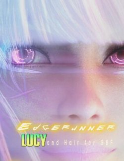 Edgerunner Lucy, Hair, and Undergarment Set for G8F