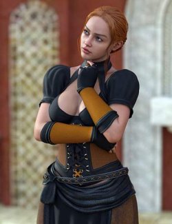 Eveline Medieval Tavern Maid Outfit Texture Expansion Add On