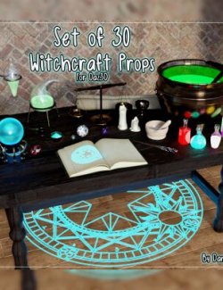 Set of 30 Witchcraft Props