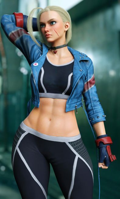 SF6 Cammy for G8F  3d Models for Daz Studio and Poser