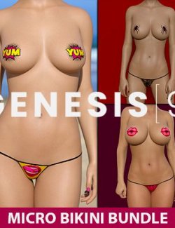 Micro Bikini & Lingerie Bundle for Genesis 9