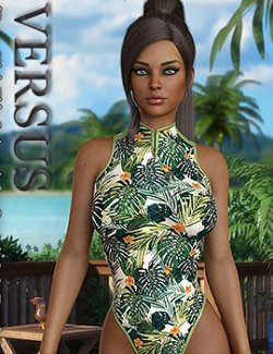 VERSUS- dForce High Tide Swimsuit for Genesis 8-8.1F and G9