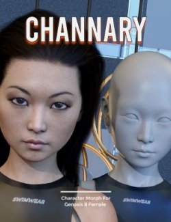 Channary Character Morph for Genesis 8 Female