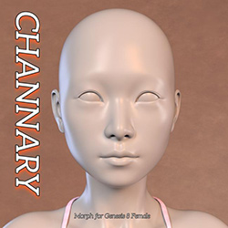 Channary Morph for Genesis 8 Female