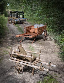 BW Medieval Transport Wagons Set 01