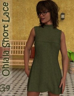 Ohlala Short Lace Dress for Genesis 9