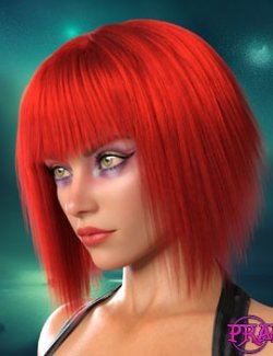 Prae-Nano Hair For G8 G9 Daz