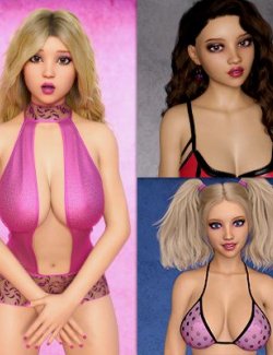 Genesis 8 Female Character Bundle- Foxy Girls 4