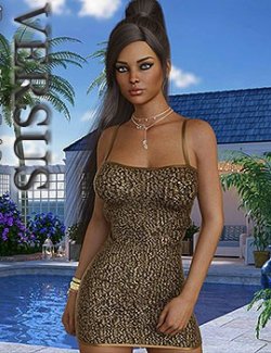 VERSUS - dForce Day Date Tank Dress for Genesis 8-8.1F and G9
