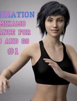 Animations. Mixamo Dance for G8 and G9 #1 Free