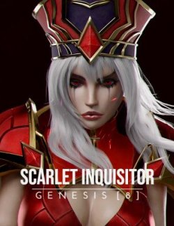 Scarlet Inquisitor for Genesis 8 Female