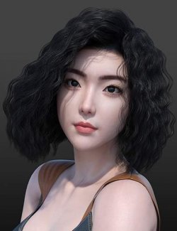 JL Hair- Curly Hair for Genesis 9