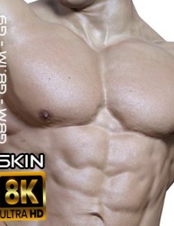 The Barbarian 8K Skin Textures For Genesis 8 Male & G9