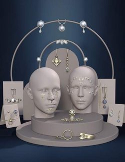 Face Jewelry for Genesis 9