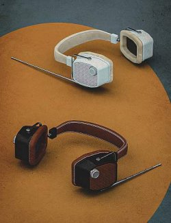 OR3D Retro Radio Headphones 01