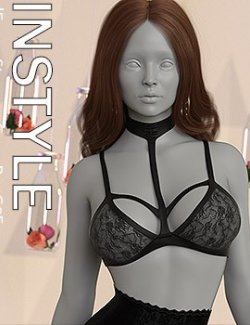InStyle - dForce Strappy Cage Bra G8F