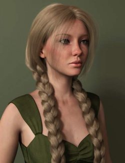 Long Braids Hair for Genesis 9