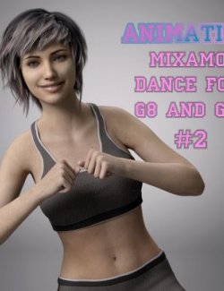 Animations. Mixamo Dance for G8 and G9 #2 Free